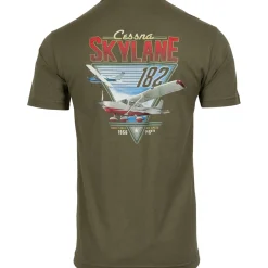Cessna 182 Skylane Pilot T-Shirt by Aeroplane Apparel Co.