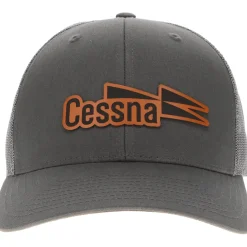 Cessna 70's Logo Richardson 112 Heritage Trucker Hat - Buckskin
