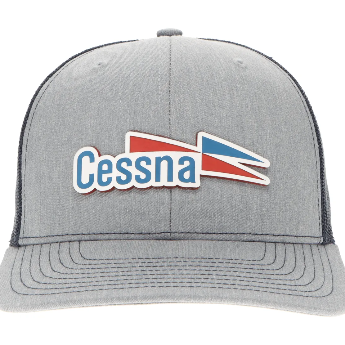 Cessna 70's Logo Richardson 112 Velocity Trucker Hat - Red/White/Blue