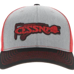 Cessna 20's & 30's Logo Richardson 112 Heritage Trucker Hat - Red
