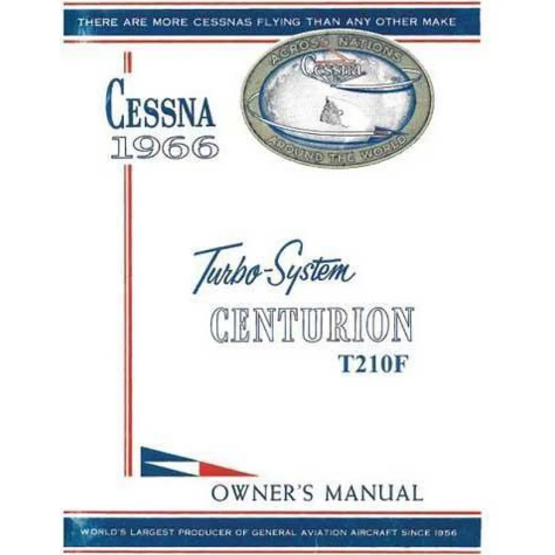 Cessna Turbo 210F Centurion 1966 Owner's Manual