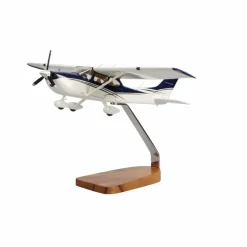 Cessna Turbo Skylane Clear Canopy Large Mahogany Model
