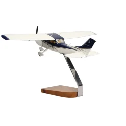 Cessna Turbo Skylane Clear Canopy Large Mahogany Model