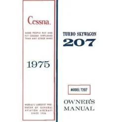Cessna Turbo 207 Skywagon 1975 Owner's Manual