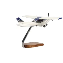 Cessna Turbo Stationair HD Clear Canopy Large Mahogany Model