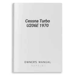 Cessna Turbo U206E 1970 Owner's Manual