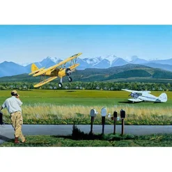 Checking the Mail Lyons Studios Limited Edition Aviation Print