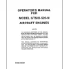 Continental Model GTSIO-520-N Operator's Manual 1980 (X30551)