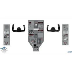Dassault 18" x 36" Cockpit Posters for Pilot Training