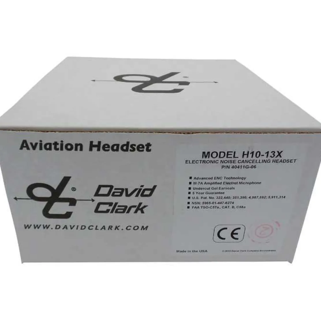 David Clark H10-13X ANR Aviation Headset 40411G-06