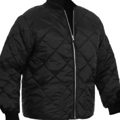 Diamond Nylon Quilted Flight Jacket