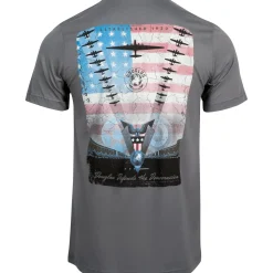 Douglas Defends Democracies WWII T-Shirt by Aeroplane Apparel Co.
