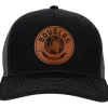 Douglas "First Around theWorld" 1930s Logo Richardson 112 Heritage Trucker Hat - Buckskin