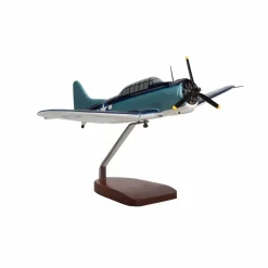 Douglas SBD-6 Dauntless Large Mahogany Model