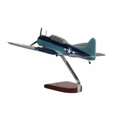 Douglas SBD-6 Dauntless Large Mahogany Model