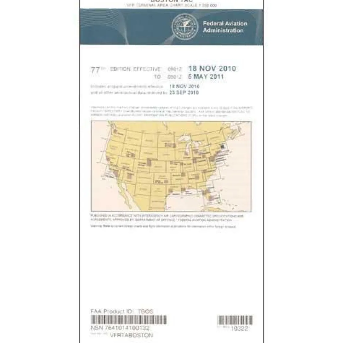 FAA Boston VFR Terminal Area Chart - 07/09/26 thru 09/03/26