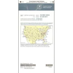 FAA Cincinnati VFR Sectional Aeronautical Chart - 07/09/26 thru 09/03/26