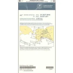 FAA Dawson VFR Sectional Chart for Alaska Pilots - 07/09/26 thru 09/03/26