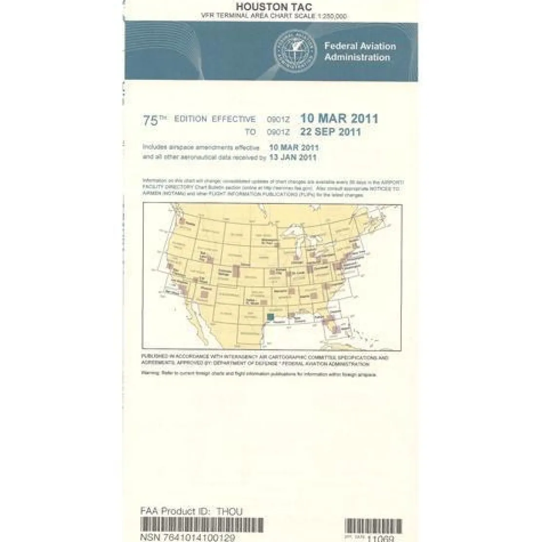 FAA Houston VFR Terminal Area Chart - 07/09/26 thru 09/03/26