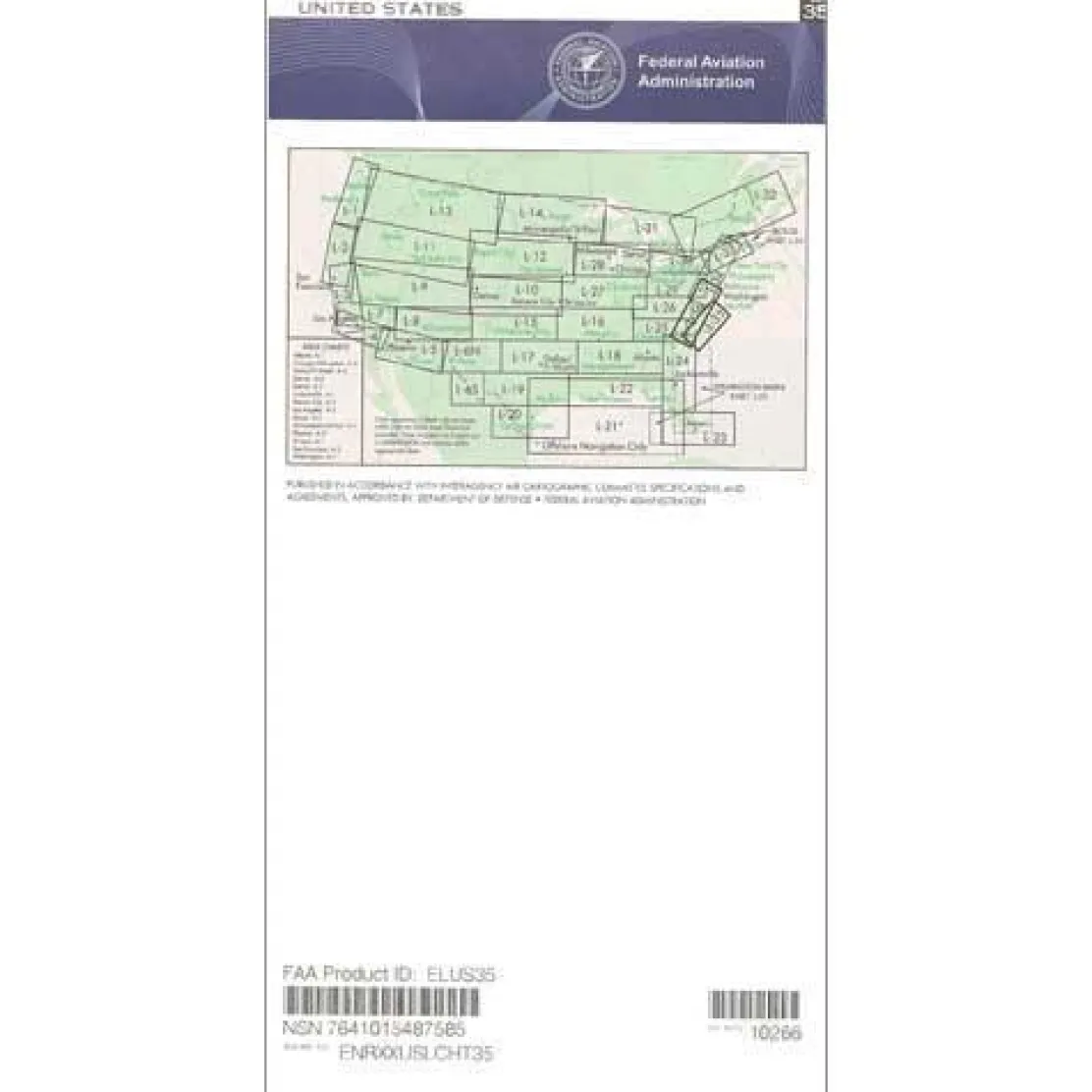 FAA L35/36 Instrument Flight Rules (IFR) Enroute Low Altitude Chart - 07/09/26 thru 09/03/26