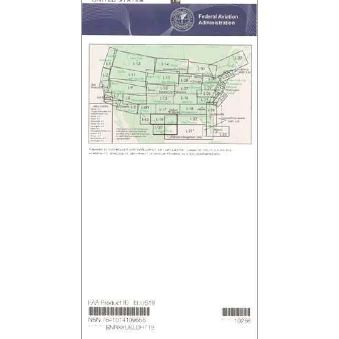 FAA L19/20 Instrument Flight Rules (IFR) Enroute Low Altitude Chart - 07/09/26 thru 09/03/26