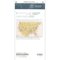 FAA Memphis VFR Sectional Aeronautical Chart - 07/09/26 thru 09/03/26