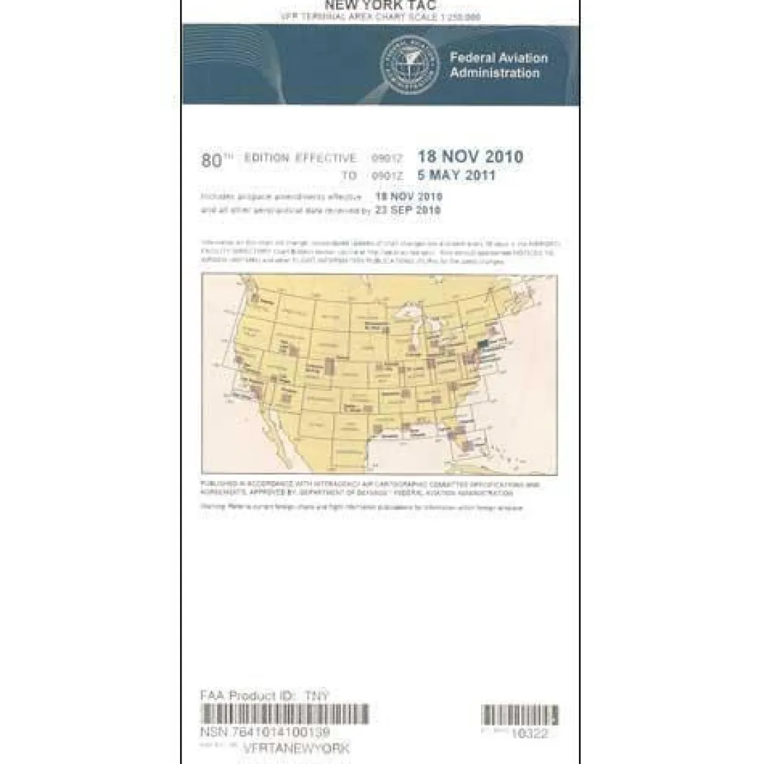FAA New York VFR Terminal Area Chart - 07/09/26 thru 09/03/26
