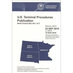 FAA North Central Vol 1 U.S. Terminal Procedures Publication Bound - 07/09/26 thru 09/03/26