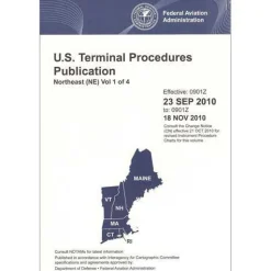 FAA North East Vol 1 U.S. Terminal Procedures Publication Bound - 07/09/26 thru 09/03/26