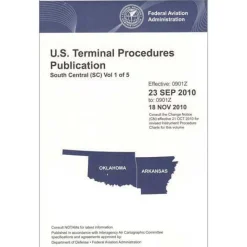 FAA South Central Vol 1 U.S. Terminal Procedures Publication Bound - 07/09/26 thru 09/03/26