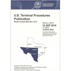 FAA South Central Vol 3 U.S. Terminal Procedures Publication Bound - 07/09/26 thru 09/03/26