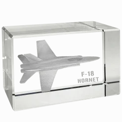 F-18 Hornet 3D Rectangle Block by Etched Memory