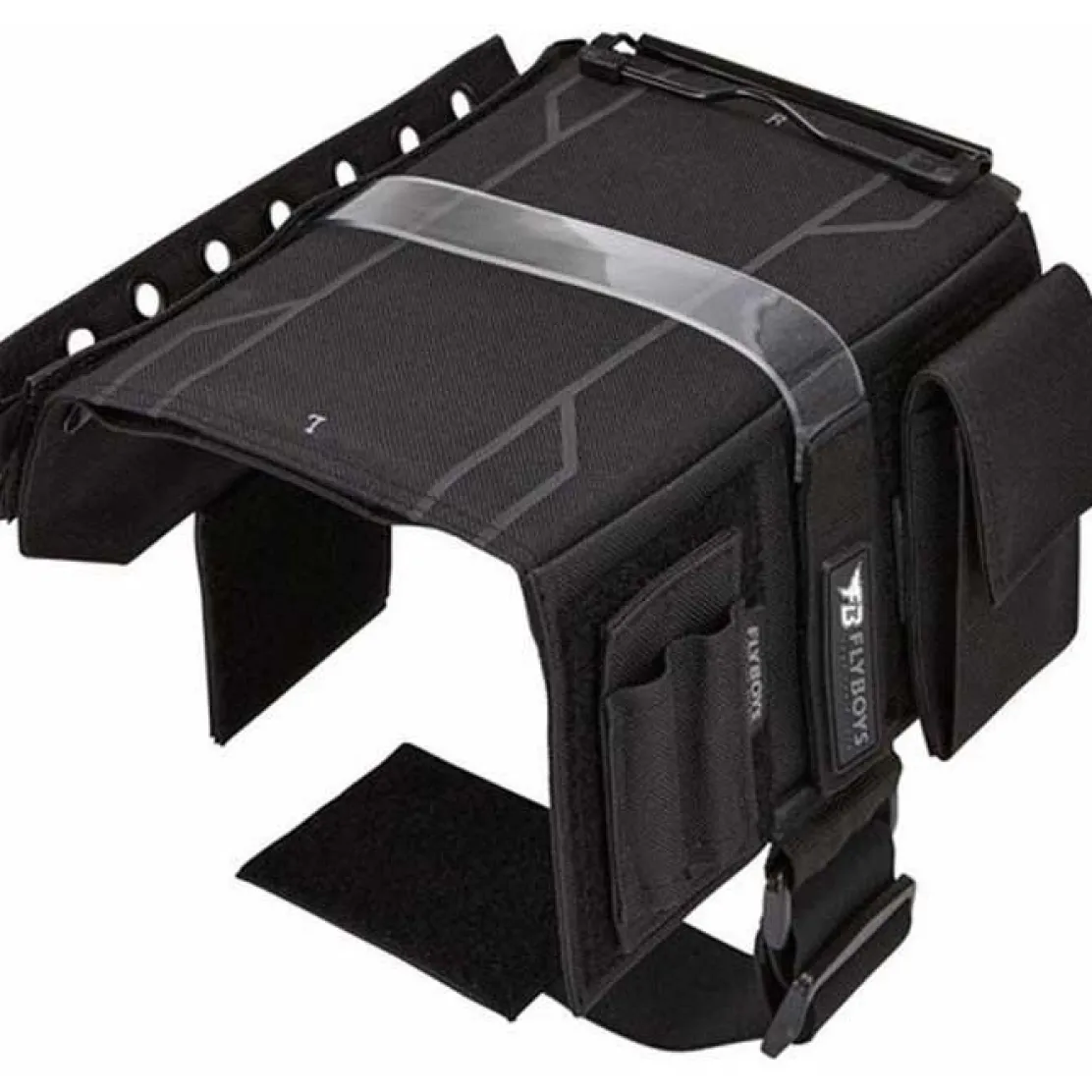 Flyboys Reversible Pilot Kneeboard with Clipboard - Ambidextrous & Configurable