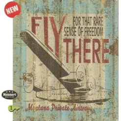 Fly There Personalized Corrugated Sign 29x38