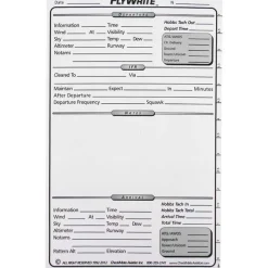 FlyWrite Pilot Cockpit Organization Pad by Checkmate