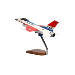 F-16 Viper Demo Team Large Mahogany Model