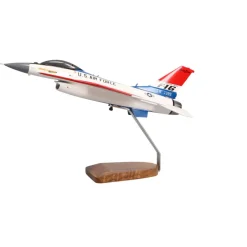 F-16 Viper Demo Team Large Mahogany Model