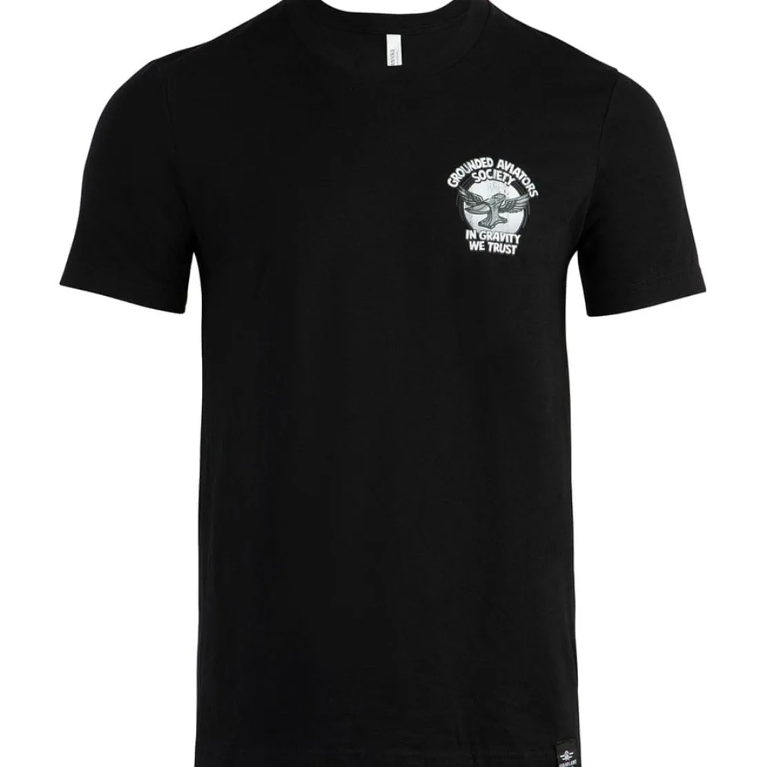 Grounded Aviators Society - Caution Flight Risk T-Shirt by Aeroplane Apparel Co.