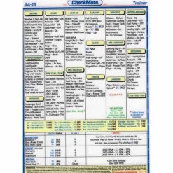 Grumman Trainer AA-1A Compact Size Comprehensive Pilot Checklist by CheckMate
