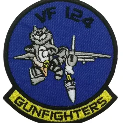 Gunfighters VF-124 F-14 Iron-On Patch by Aeroplane Apparel Co.