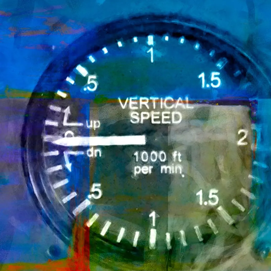 Instruments 6 - Vertical Speed Indicator Frank Martin Aviation Art Print