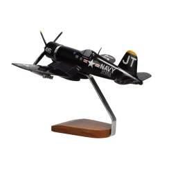 Jim Tobul F4U-4 Corsair Large Mahogany Model