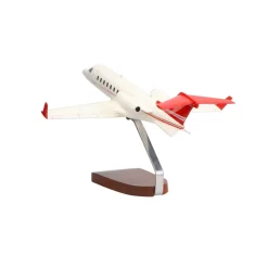 Learjet 40 Large Mahogany Model