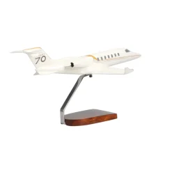Learjet 70 Large Mahogany Model