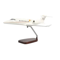 Learjet 70 Large Mahogany Model