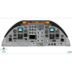 Learjet 18" x 36" Cockpit Posters for Pilot Training