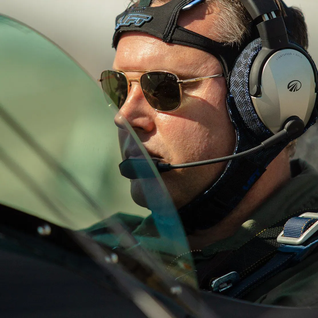 Lift Aviation Titanium Aviator Sunglasses for Pilots