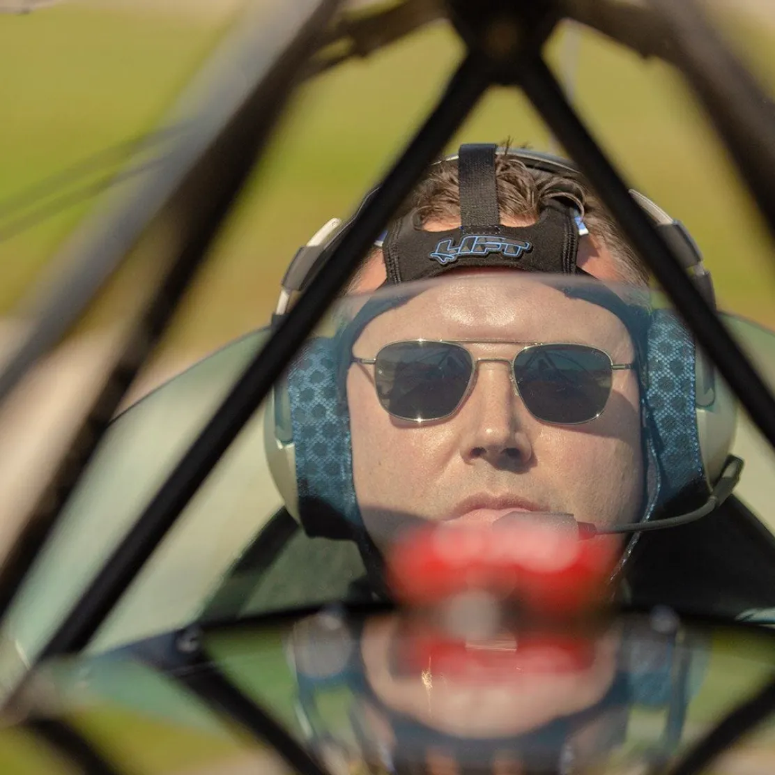 Lift Aviation Titanium Aviator Sunglasses for Pilots