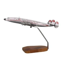 Lockheed L-1649 Starliner TWA (Trans World Airlines) Large Mahogany Model