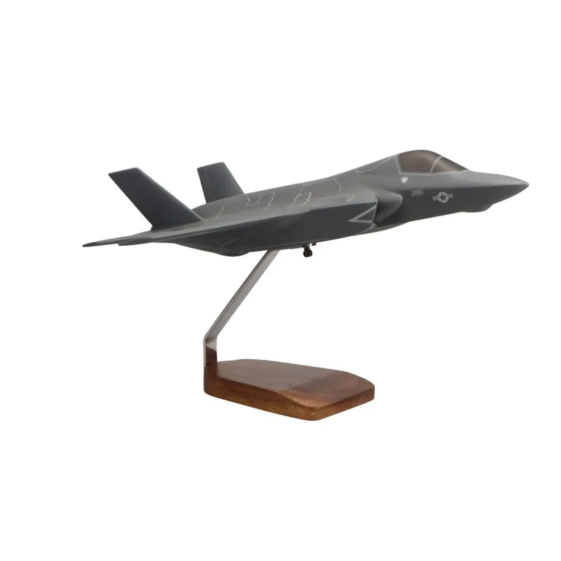 Lockheed Martin F-35B JSF/STOVL U.S. Marine Corps Large Mahogany Model
